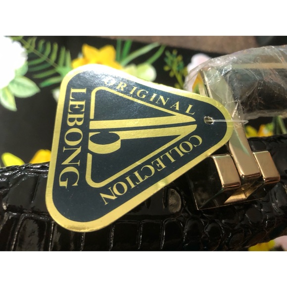 NWT LEBONG GENUINE LEATHER LAPTOP BAG - Picture 4 of 5